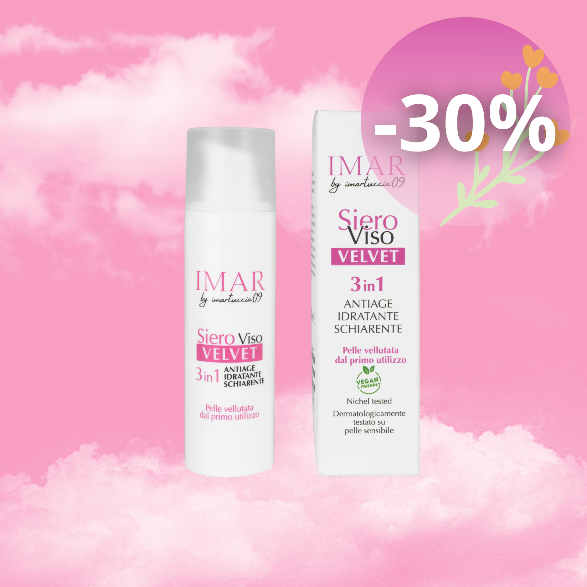 Velvet Siero Viso – 3 in 1 (30 ml)